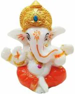 Beckon Venture - Multicolor Handcrafted Lord Ganesha Idols For Home Decor