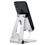ELV Adjustable Mobile Phone Holder Comtaible with All Smartphones, Tabs, Kindle, and iPads