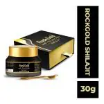 ROCK GOLD Pure Ayurvedic Shilajit Resin with Pure Gold & Silver/ Shilajeet - 30GM (Pack of 1)