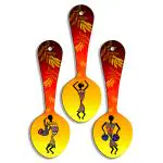 Suveharts Waril Art Wooden Wall Hanging | Home Decor Items - Spoon-0015