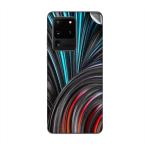 GADGETSWRAP Printed Vinyl Skin Sticker for Samsung Galaxy S20 Ultra - flowing digital art