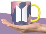 NH10 DESIGNS BTS Printed Mug BTS Logo BTS Signature Mug Gift for Girls Boys Kids Friends Mug for Girls Printed Mug for Birthday Gift BTS Lovers Gift (Coffee Mug-350ml) -B61YM 34