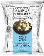 The Gourmet Stories Foods Mr Makhana Cream And Onion, 75 Gm