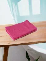 REGENCY EXPORTS PVT.LTD Prezzo Hand Towel 100% Cotton 450 GSM Set of 2 Pink