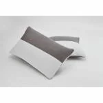 Wakefit Hollow Fibre Sleeping Pillow, White and Grey, 27 x 16 inch, Set of 2