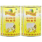 Gavyamart Pure Ghee, Made Of Kankrej Organic Cow Ghee, 1 Ltr Each (Pack Of 2)