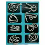 WIZERDY Metal Puzzle Kit (Set Of 8) / Metal Brain Puzzle, Kid