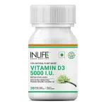 Inlife Plant Based Vitamin D3 From Lichen 5000 Iu 30 Vegan Capsules
