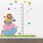 StickMe Multicolor Vinyl Kids Growth Chart Kinder Garden Wall Sticker