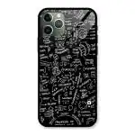 COVERS CART - Anatomy Pattern Glass Back Case for iPhone 11 Pro