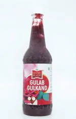 Rk Home Made Natural Syrup Gulab Gulkand Syrup Concentrated Syrups And Squash, 750 Ml