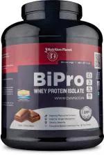 Nutrition Planet BiPro - Whey Protein Isolate (With Added DigeZyme) for Pre/Post Workout Recovery (Chocolate - 4lb, 60 Servings)