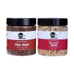 Tikhalwale Edible Seeds Combo Pack of Flax Seed & Watermelon Seeds