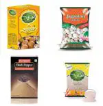 Pink Delight Sanwak 400 Gm + Phool Makhana 250 Gm + Kali Mirch 100 Gm + Rock Salt 100 Gm | 850 G