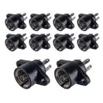 MX TV Pin RF Connector Female to Male Connector Corrosion Resistance (pack of 10)