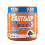 Fast&Up Pre-Workout Supplement (30 Servings, Orange Flavour) | Pre Workout Supplement For Men & Women with B-Alanine, Creatine, Taurine For Performance & Energy Boost