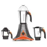 Vidiem MG 521 A VSTAR EVO 750W Mixer Grinder With 3 Jars, Grey With Orange
