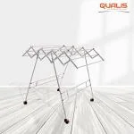 Qualis Stainless Steel Foldable Cloth Dry Stand for Balcony