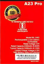 Mobcrown Mobile Battery for itel A23 Pro/BL-24Ei 2400mAh