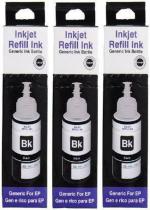GPN PRINT L110 Refill Epson L110 Multi Function PrInter Compatible Black Ink Bottle (Pack of 3)