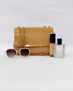 Ilital stylz trendy Glossy Croc print sling bag for Women/Girls (Black)