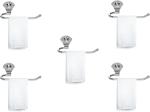 Flaner Towel Rack/Holder For Bathroom/Towel Stand/Bathroom Accessories(Set Of 5) 10 Inch 1 Bar Towel Rod (Pack Of 5)