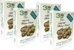 3P Kashmiri 1kg Walnut Kernels | Light Walnuts Without Shell 2PC | Walnut Dryfruit 2PC | Premium Walnut Dry fruits | White Akhrot Giri (250gm X 4)