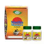 Meghdoot Madhu Shoonya Combo Pack of Powder and Tablet for Men and Women- Combo Pack of 400Gm and 100 Tablets