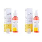 intra life Sissy Extra SPF 50, with UVA & UVB Protection, Water Resistant Sunscreen for Men & Women, 100 ml(PACK OF 2)