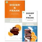 Didier & Frank Spanish Orange Dark Chocolate 100g & Orange Milk Chocolate 50g