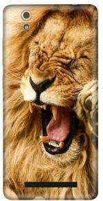 aadia Gionee F103 Matte Vinyl Lion Printed Mobile Skin Sticker with Scratch Resistant Lamination