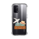 Emble Designer Clear Tranperant Silicone Case For Oppo A74 5G -Design A70 ( TPU | Soft , Oppo A74 5G | Multicolor )