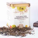 The Indian Chai - Golden Leaf Darjeeling Tea Leaves 100g, Helps Regulate Blood Pressure and Circulation, Hydrates the Body, Reduces Stress and Calms Mind