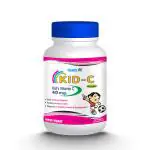 Healthvit KID-C Kid's Vitamin-C 40 mg for Vitamin C Deficiency | 60 Chewable Tablets Pack Of 2
