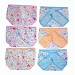 Crawl'in Baby Hosiery Plastic Diaper Tying Knotted Nappies Washable & Reuable Indian Style Langot Pack of 6 Pcs (Colour May Vary/Assorted Colours)