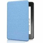 ProElite Premium Nylon Fabric Smart Flip case Cover for Amazon Kindle Paperwhite 11th Generation 6.8 inch 2021, Light Blue (Fits Signature Edition Also)