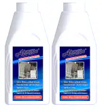 Atomic Dishwasher Rinse Aid Liquid | Pack of 2 - 400 ml Each For Shiny & Dry Dishes