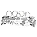 Bhalaria Stainless Steel Dinner Set (60 pcs)