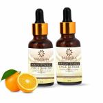 SAMISHA Organic Brightening Vitamin C Face Serum for Anti-Aging,Dark Spot Removal(30 ml)Pack of 2