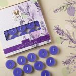 Iris Celeste Acrylic Tealights Fragrance French Lavender (set of 25 Tealights)