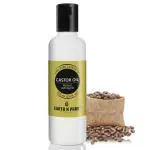 Earth N Pure Castor Oil (Arandi Oil) 100% Undiluted, Natural, Cold Pressed and Therapeutic Grade - For Growth of Eyelashes, Eyebrows, Hair (100 Ml)