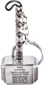 Blue Aura Wescon Silver Metal Superhero Design-B Key Key Chain