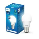 PHILIPS 3-watt LED Bulb | AceSaver LED Bulb | Base: B22 Light Bulb for Home | Crystal White, Pack of 1