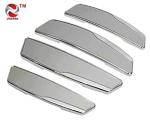 Fiable Silver Plastic Car Door Guard Edge Scratch Protector For Mahindra (Pack of 4)