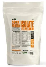 NutriJa Soya Protein Isolate 90% with Added Digestive Enzymes for Optimal Absorption | Vegan Plant Based Protein Powder | Non-GMO - 2Lbs (Cookies&Cream)