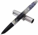 Ledos Jinhao 51A Grey Stainless Steel and Acrylic Extra Fine Nib 0.38mm Fountain Pen