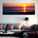 Love Creation 12x18 Size poster print for creative wall art- golden-hour-horizon-digital-print-7439(Non Sticker)