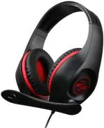 ZEBRONICS Zeb-Grace Wired Over The Ear Headphone with Mic (Black)