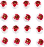 Jelectricals Red, White Angle And Batten Star Fancy Bulb Holder (Pack Of 16)