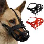 PSK Pet Mart Dogs Mouth Mask Or Muzzle (Red)